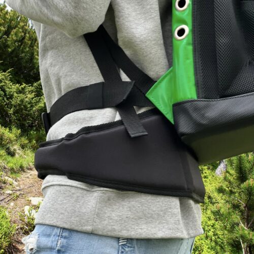 PaddedPlus Hip belt in combination with the MountainRock Backpack